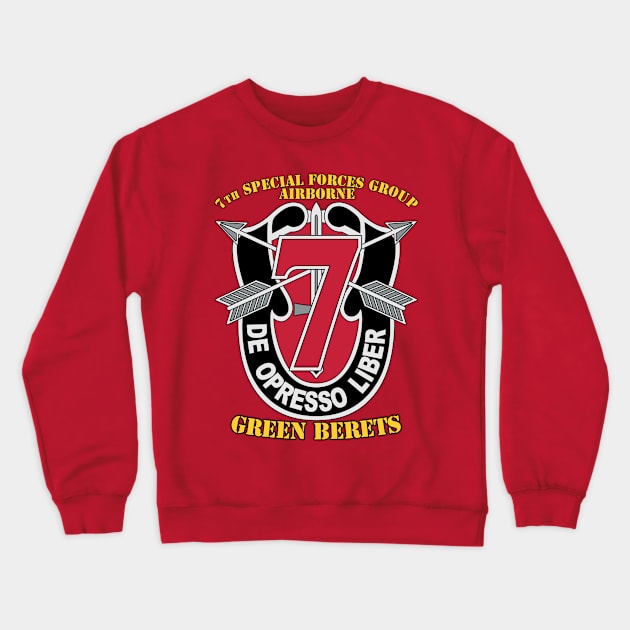7th Special Forces Group Crewneck Sweatshirt by MBK
